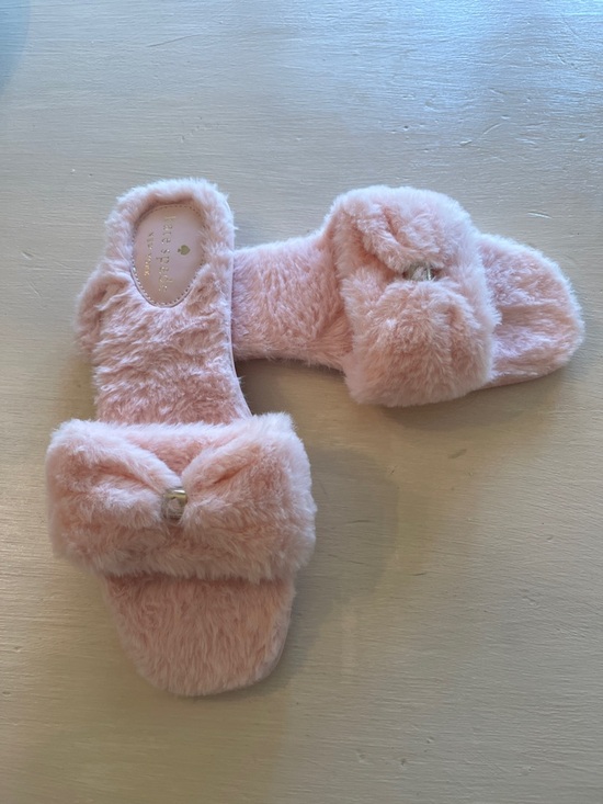 kate spade Shoes - kate spade ladies Plush Bow Slide slipper in Light Pink